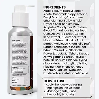 Wild Oak Exotic Arabica Coffee Face Wash (100ml)