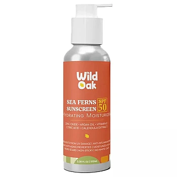Wild Oak Sea Ferns Sunscreen (Spf 50 ) Hydrating Moisturizer (100ml)
