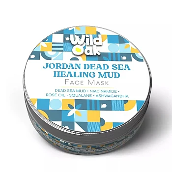Wild Oak Jordan Dead Sea Healing Mud Face Mask (100g)