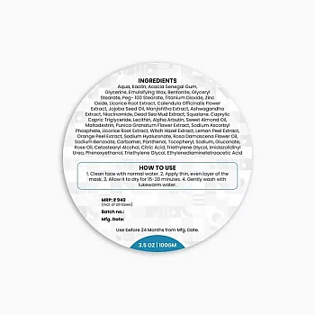 Wild Oak Jordan Dead Sea Healing Mud Face Mask (100g)