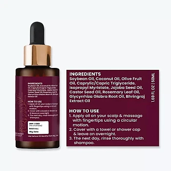 Wild Oak Rosemary And Jojoba Hair Oil (50ml)