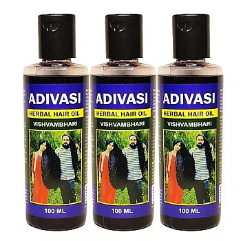 Adivasi Herbal Hair Oil (100ml, Pack of 3)