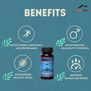 Himthor Power capsule And Gold Shilajit Resin (60caps + 20gm) (1Pack)