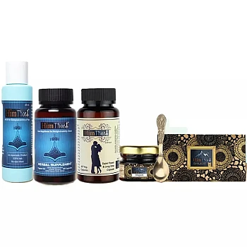 Himthor Shilajit capsule + Power Capsule + massage Oil + Shilajit Resin (Each 60caps + 60ml+ 20gm) (1Pack)