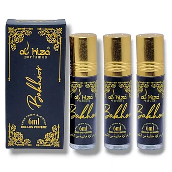 Al Hiza Perfumes Bakhoor Roll-on Perfume Free From Alcohol (6ml, Pack of 3)