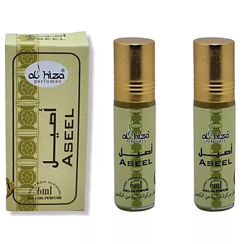 Al Hiza Perfumes Aseel Roll-on Perfume Free From Alcohol (6ml, Pack of 2)