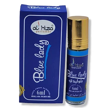Al Hiza Perfumes Blue Lady Roll-on Perfume Free From Alcohol (6ml)