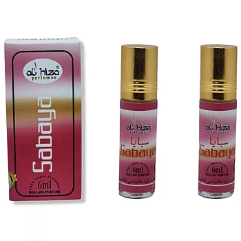 Al Hiza Perfumes Sabaya Roll-on Perfume Free From Alcohol (6ml, Pack of 2)
