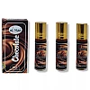 Al Hiza Perfumes Chocolate Roll-on Perfume Free From Alcohol (6ml, Pack of 3)