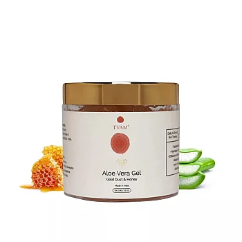 Tvam Aloe Vera Gel Gold Dust & Honey (100g)