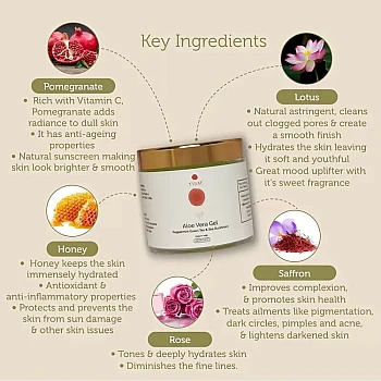 Tvam Aloe Vera Gel Gold Dust & Honey (100g)