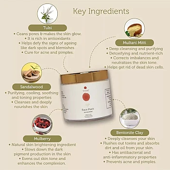 Tvam Face Pack Powder Sandalwood (100g)