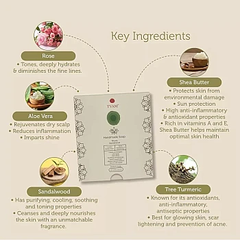 Tvam Handmade Soap Woody Sandalwood (100g)