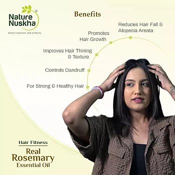Nature Nuskha Hair Fitness Real Rosemary Essential Oil (15ml)