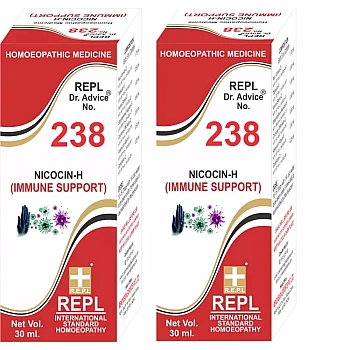 REPL Dr. Advice No 238 (Nicocin H Immune Support) (30ml, Pack of 2)