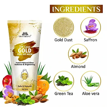 Intimify 24K Carat Gold Peel Off Mask (50g)