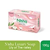 Nisha Luxury Soap Lily of The Valley (100g, Pack of 6)