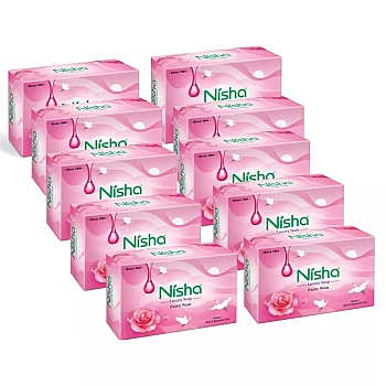Nisha Luxury Soap Exotic Rose (10g, Pack of 10)