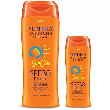 Yuthika Sunscreen Lotion Spf 30 Pa+++ (300ml + 100ml) (1Pack)