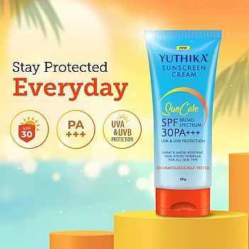 Yuthika Sunscreen Spf 30 Pa+++ Cream (80g)