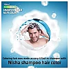 Nisha 5 Minutes Quick Hair Color Shampoo Dark Brown (60ml, Pack of 3)