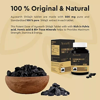 Ayuearth Suddha Shilajit Tablet (60tab)