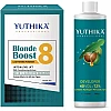 Yuthika Blonder Powder 8 + Hair Color Developer 40 Volume 12% (Powder 60g + Developer 150ml) (1Pack)