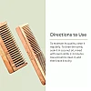 Ecotyl Neem Wood Comb Detangling Comb & Shampoo Comb (2pcs)