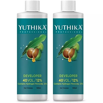 Yuthika Developer For Hair Color 40 Volume 12% (100ml, Pack of 2)