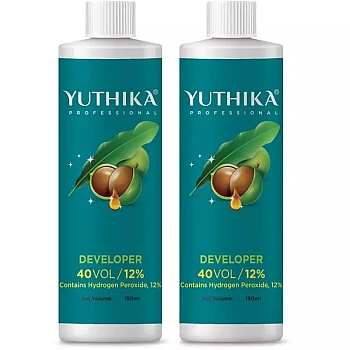 Yuthika Developer For Hair Color 40 Volume 12% (150ml, Pack of 2)