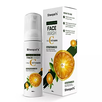 Sheopals Foaming Face Wash With Vitamin C (100ml)