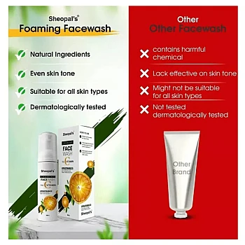 Sheopals Foaming Face Wash With Vitamin C (100ml)