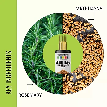 Organix Mantra Rosemary & Methi Dana Hair Oil (120ml)