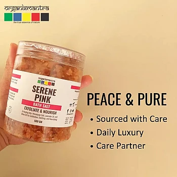 Organix Mantra Serene Pink Himalayan Bath Salt (500g)