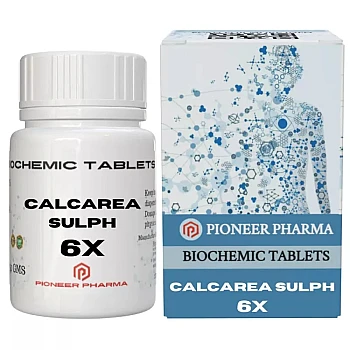 Pioneer Calcarea Sulph 6X (25g)