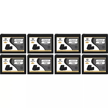 Khadi Care Herbal Charcoal Soap (125g, Pack of 8)