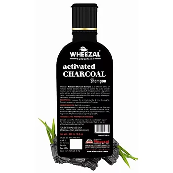 Wheezal Activated Charcoal Shampoo (100ml)