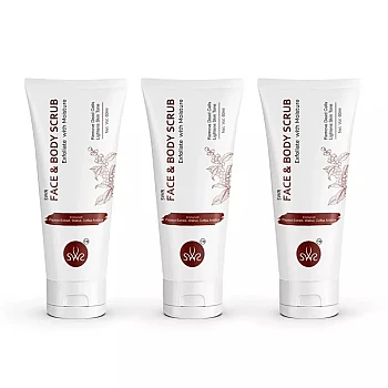 Dextron Face & Body Scrub (60ml, Pack of 3)