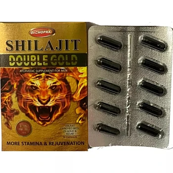 Dr Chopra Shilajit Double Gold Capsule For Men (10cap)