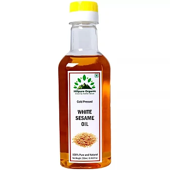 Hillpure Organic White Sesame Oil (250ml)