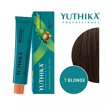 Yuthika Nourishing Creme Hair Color Tube (7.0 Blonde) (100g)