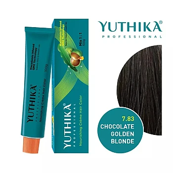 Yuthika Nourishing Creme Hair Color Tube (7.83 Chocolate Golden Blonde) (100g)