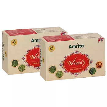Amrita Wright Herbal Soap (75g, Pack of 2)