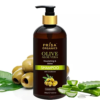 Prisa Organics Olive Aloevera Shampoo (300ml)