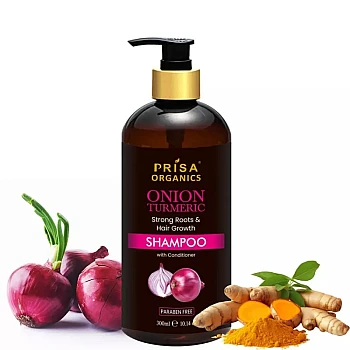 Prisa Organics Onion Turmeric Shampoo (300ml)