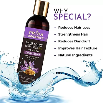 Prisa Organics Rosemary Fenugreek Anti Hair Fall Conditioner (200ml)