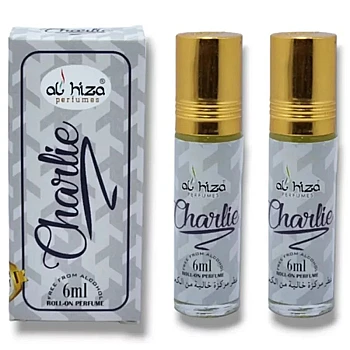 Al Hiza Perfumes Charlie Roll-On Perfume (6ml, Pack of 2)