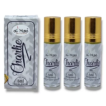 Al Hiza Perfumes Charlie Roll-On Perfume (6ml, Pack of 3)