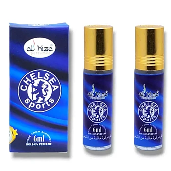 Al Hiza Perfumes Chelsea Sports Roll-On Perfume (6ml, Pack of 2)