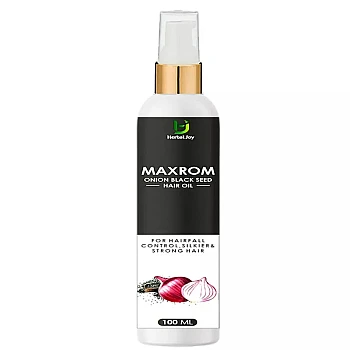 HerbalJoy Maxrom Onion Black Seed Hair Oil (100ml)